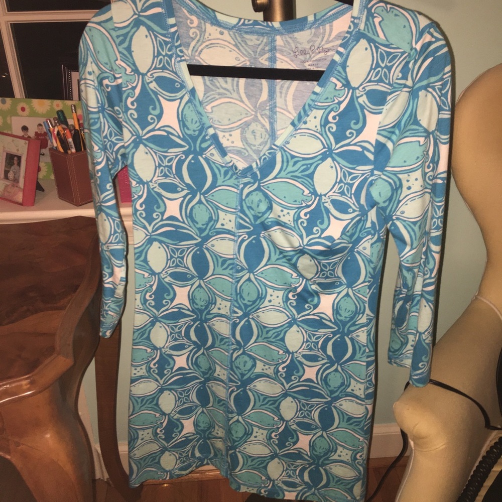 Lily Pulitzer light blue cotton dress
